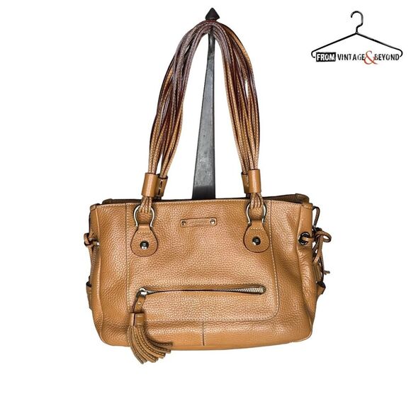 kate spade Handbags - Kate Spade Cognac Pebbled Leather Satchel